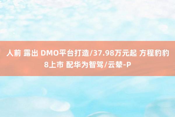 人前 露出 DMO平台打造/37.98万元起 方程豹豹8上市 配华为智驾/云辇-P